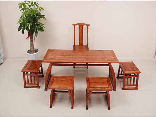 老榆木国学桌批发