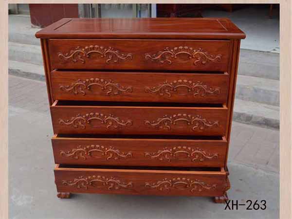 老榆木五屉柜批发