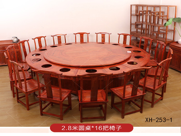 河北老榆木火锅餐桌