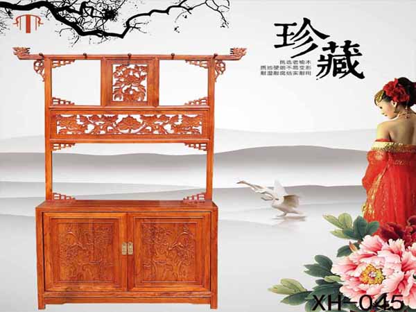 老榆木衣帽架批发