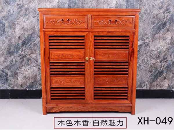 老榆木鞋柜批发