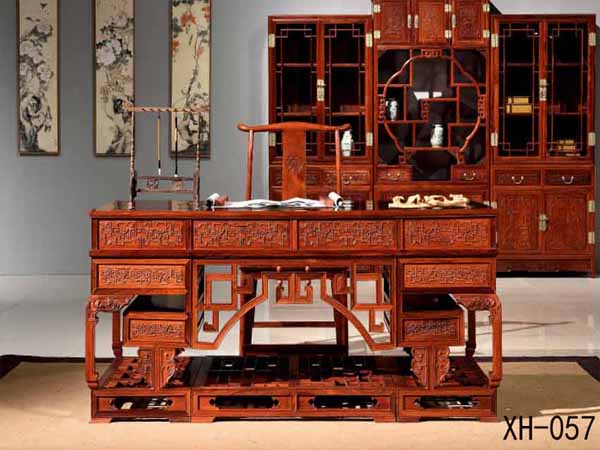 老榆木老板桌批发