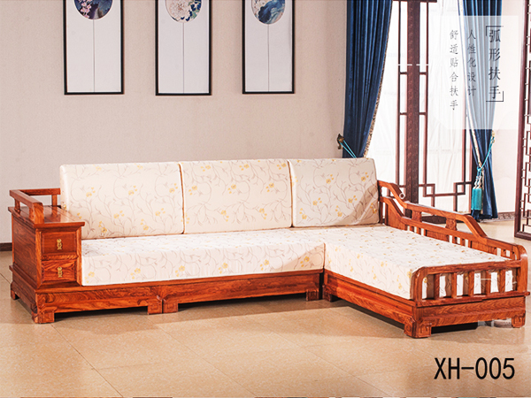 河北老榆木拐角沙发批发